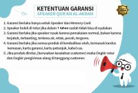 garansi-1-tahun-speaker-quran-al-akram