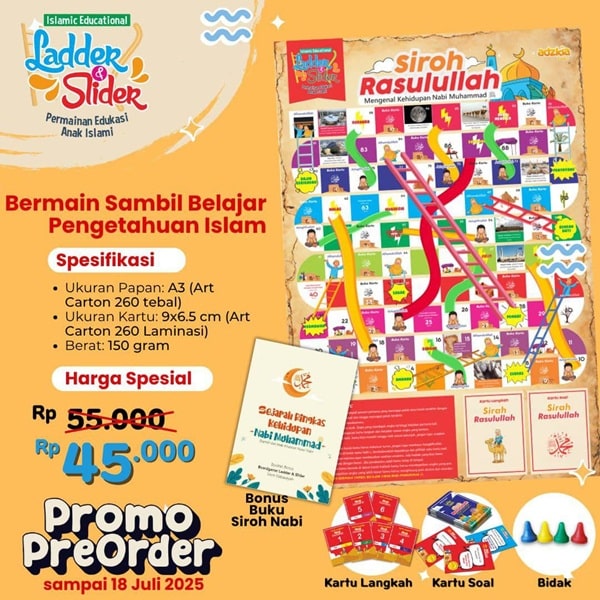 Permainan Ular Tangga Edukatif Siroh Rasulullah