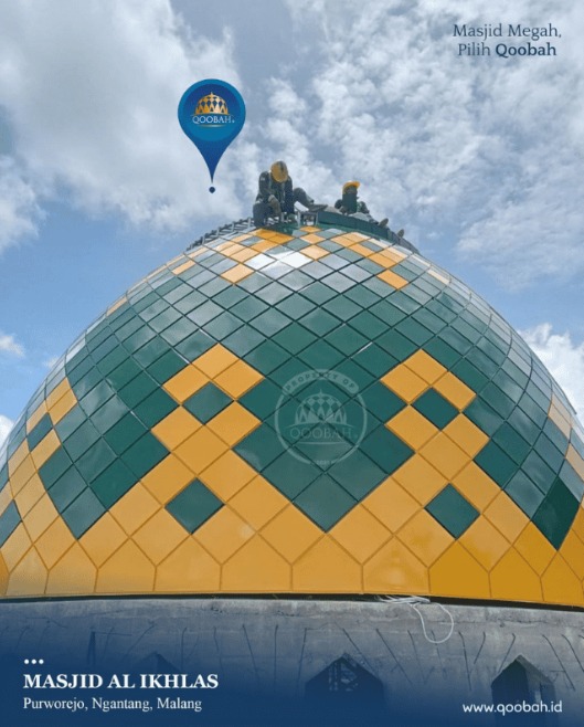 kubah masjid enamel