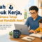 ayah sibuk kerja mendidi anak